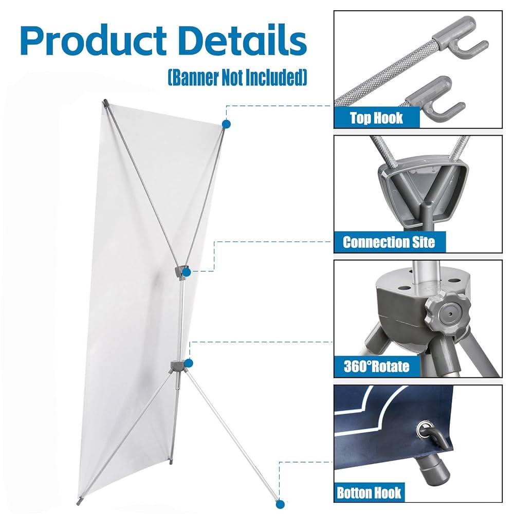 INDEPENDENT BAR CROSS ビッグバナー Amazon.com : Adjustable Reinforced X Banner Stand, Fit